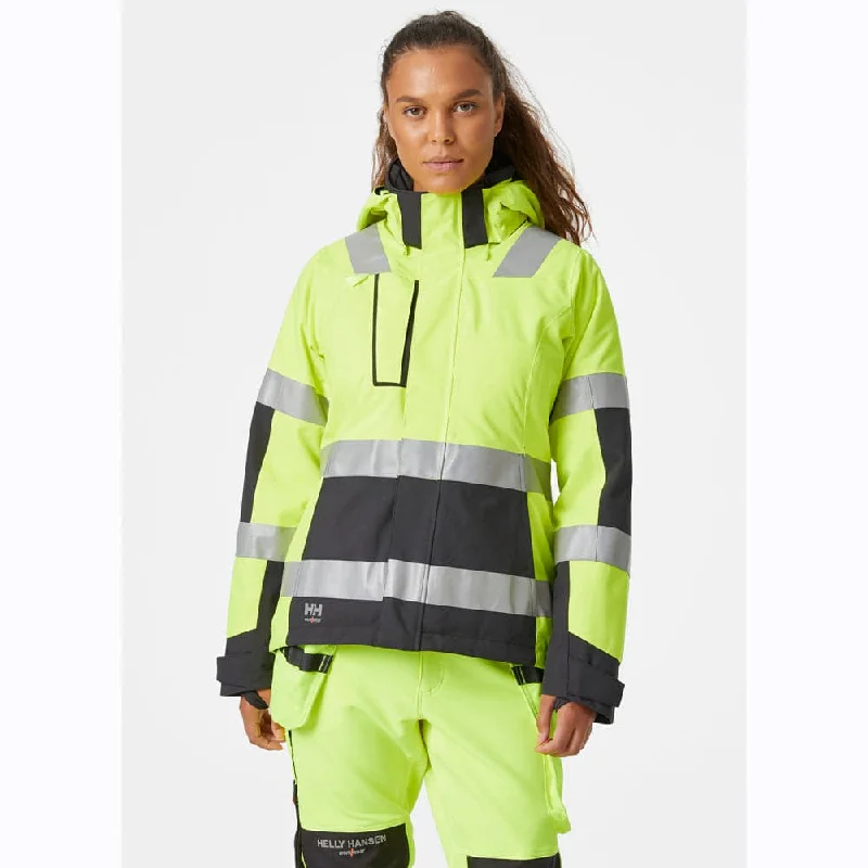 Helly Hansen 71398 Women's Luna Hi-Vis Winter Insulated Jacket Faux Fur Jacket Real Fur Jacket Shearling Jacket Helly Hansen 71398 Women's Luna Hi-Vis Winter Insulated Jacket Faux Fur Jacket Real Fur Jacket Shearling Jacket