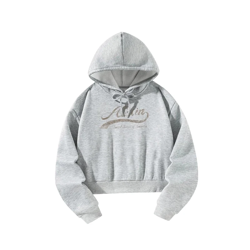 Maxbell Pullover Hooded Loose Soft Long Sleeve Tops for Female Going Out Camping XL Grey Crew Neck Wool Maxbell Pullover Hooded Loose Soft Long Sleeve Tops for Female Going Out Camping XL Grey Crew Neck Wool