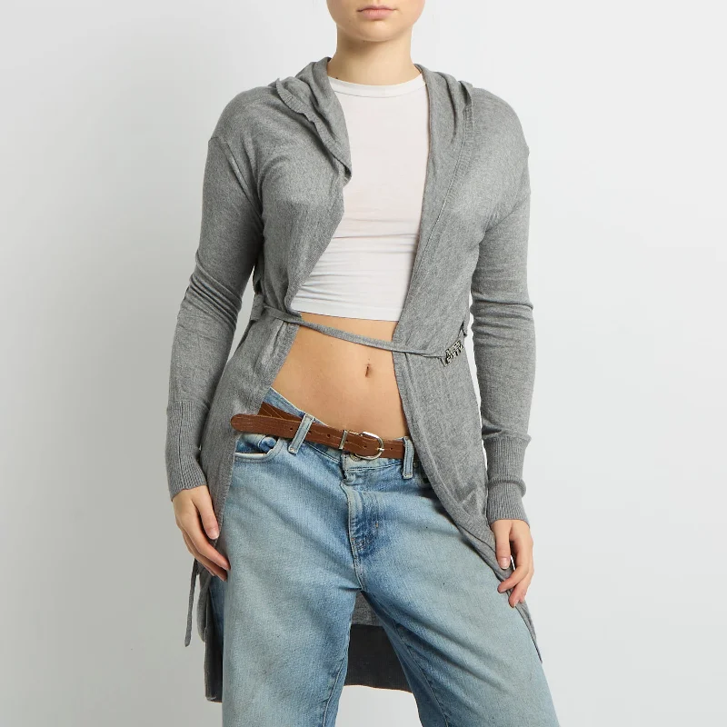 Miss Sixty Long Knitted Cardigan - UK 08 Button Cardigan Zip Cardigan Pullover Cardigan Miss Sixty Long Knitted Cardigan - UK 08 Button Cardigan Zip Cardigan Pullover Cardigan