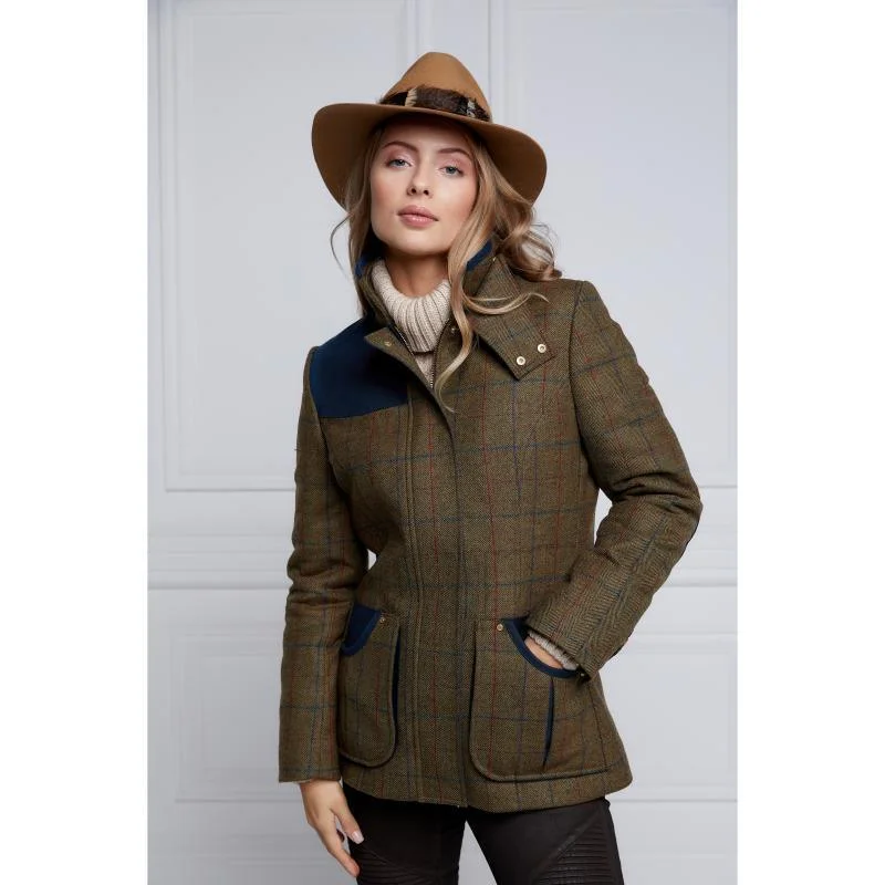 Holland Cooper Country Classic Ladies Tweed Jacket - Glen Green Denim Jacket Leather Jacket Suede Jacket Holland Cooper Country Classic Ladies Tweed Jacket - Glen Green Denim Jacket Leather Jacket Suede Jacket