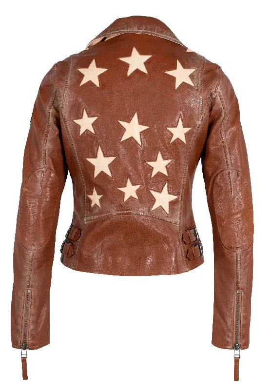 Christy Lamb Leather Inlay Star Jacket Striped Jacket Polka Dot Jacket Floral Jacket Christy Lamb Leather Inlay Star Jacket Striped Jacket Polka Dot Jacket Floral Jacket