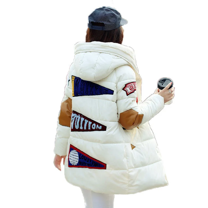 winter jacket women military print parkas duck down loose fit coat medium long pathchwork plus size overcoat snowear Anorak Shell Jacket Lightweight Jacket winter jacket women military print parkas duck down loose fit coat medium long pathchwork plus size overcoat snowear Anorak Shell Jacket Lightweight Jacket