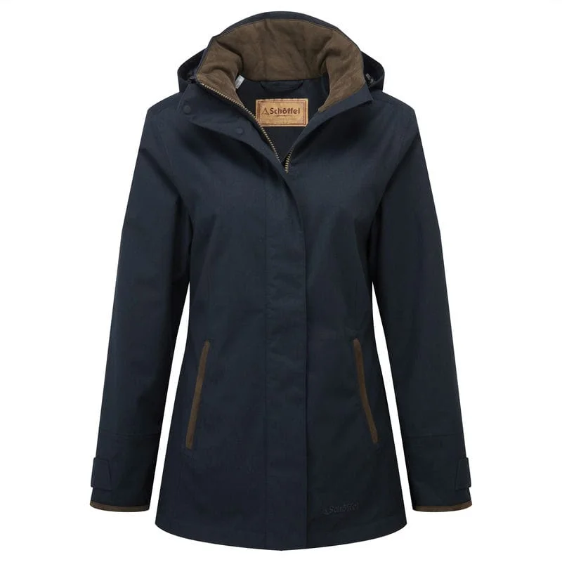 Schoffel Wakerley Ladies Venturi Waterproof Jacket - True Navy Faux Fur Fabric Real Fur Fabric Shearling Fabric Schoffel Wakerley Ladies Venturi Waterproof Jacket - True Navy Faux Fur Fabric Real Fur Fabric Shearling Fabric