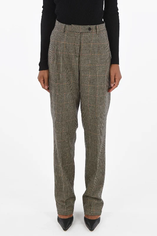 Massimo Alba houndstooth SURO high-rise waist double pleat trousers 38 Italian size Trousers Essential Wardrobe Massimo Alba houndstooth SURO high-rise waist double pleat trousers 38 Italian size Trousers Essential Wardrobe