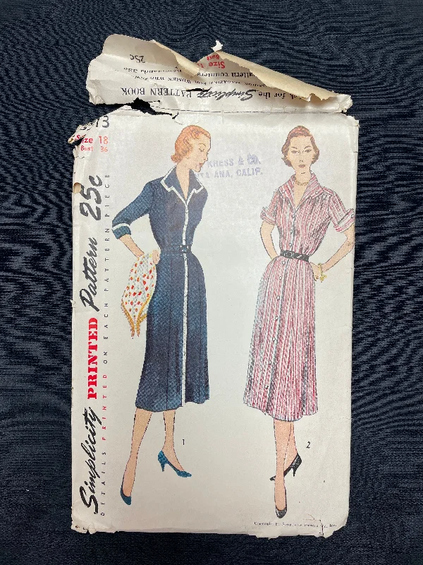 1951 Simplicity 3513 Pattern - Dress