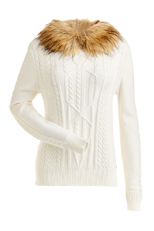 Nils Francesca Sweater - Women's Boat Neck Shawl Collar Notched Collar