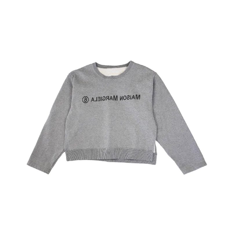 MM6 Margiela Crewneck Sweater - Women's S Chenille Brocade Lace