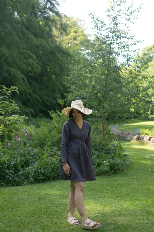 The Terra Tribe Charcoal Hawai Shift Dress