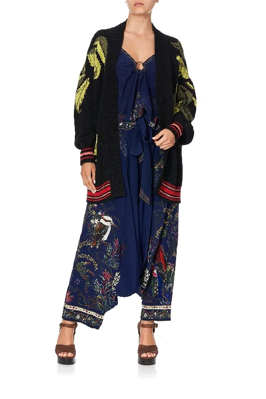 KNIT CARDIGAN WITH FRONT WELT POCKETS WINGS IN ARMS Front Pockets Side Pockets Patch Pockets KNIT CARDIGAN WITH FRONT WELT POCKETS WINGS IN ARMS Front Pockets Side Pockets Patch Pockets