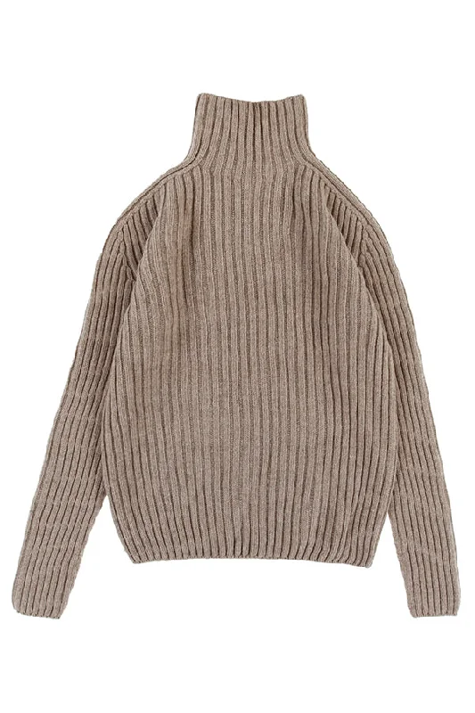 Utö Wool Sweater +length Brown Lightweight Heavyweight Midweight