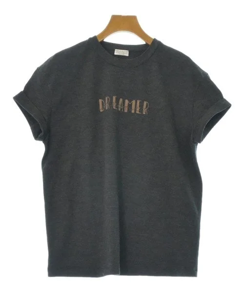 BRUNELLO CUCINELLI Tee Shirts/Tops Solid Print Embellished