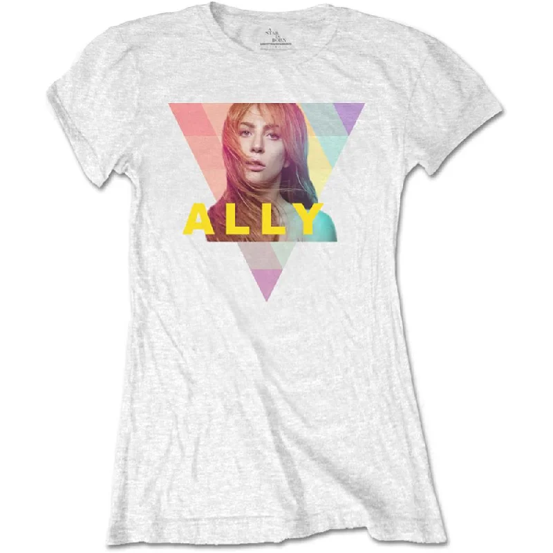 A Star Is Born Ally Geo-Triangle Ladies T-Shirt Anti-Shrink Durable Soft