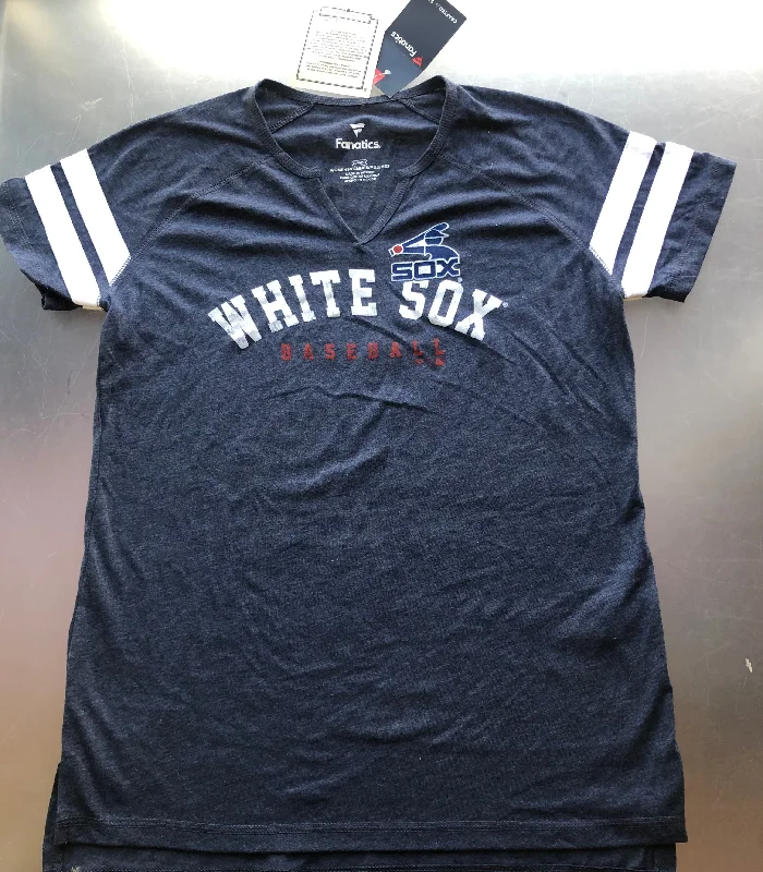 Chicago White Sox MLB Ladies Fanatics Smooth Tunes T-shirts Denim Fabric Leather Fabric Suede Fabric Chicago White Sox MLB Ladies Fanatics Smooth Tunes T-shirts Denim Fabric Leather Fabric Suede Fabric