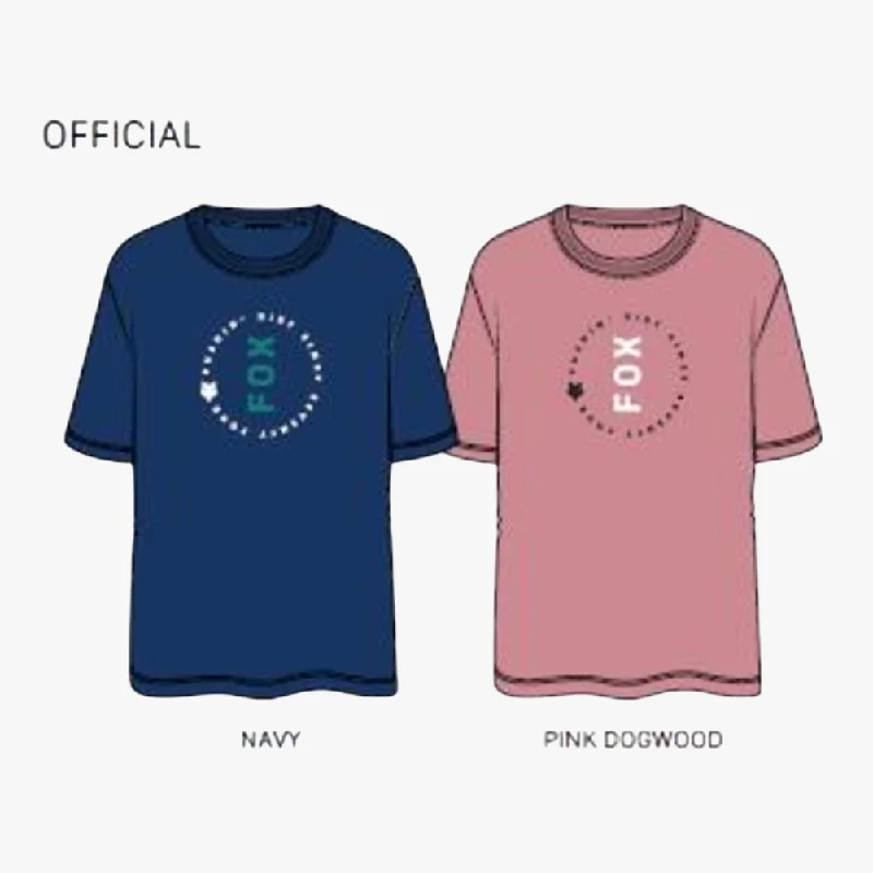 Fox Womens Official Short Sleeve Vt Tee Navy Chenille Fabric Brocade Fabric Lace Fabric Fox Womens Official Short Sleeve Vt Tee Navy Chenille Fabric Brocade Fabric Lace Fabric
