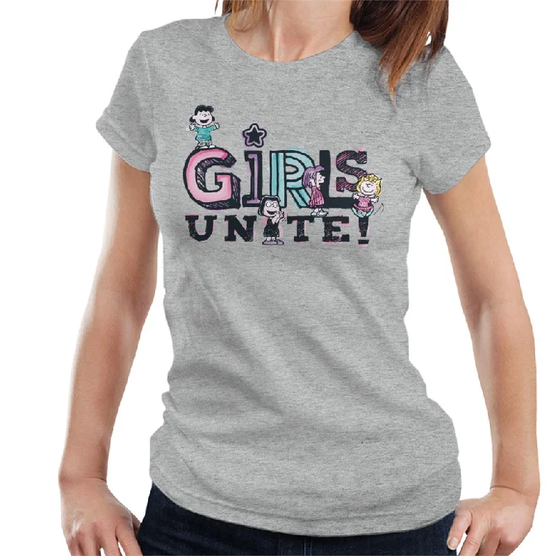 Peanuts Girls Unite Marcie Women's T-Shirt Modern Contemporary Chic