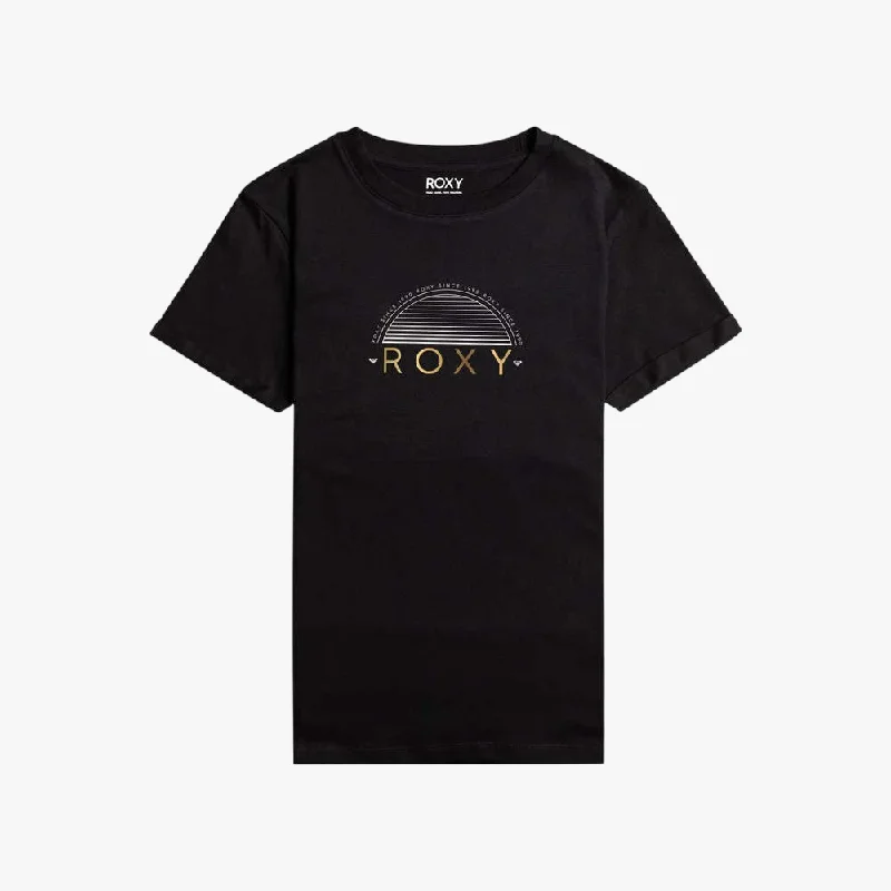 Roxy Womens Sparkle Evening Half Moon Short Sleeve Tee Anthracite Mesh Blend Leather Blend Suede Blend Roxy Womens Sparkle Evening Half Moon Short Sleeve Tee Anthracite Mesh Blend Leather Blend Suede Blend
