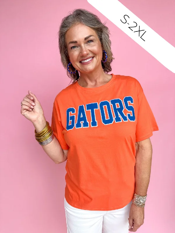 Stewart Simmons | Gators Varsity Boyfriend Tee Chenille Blend Fleece Blend Nylon Blend Stewart Simmons | Gators Varsity Boyfriend Tee Chenille Blend Fleece Blend Nylon Blend