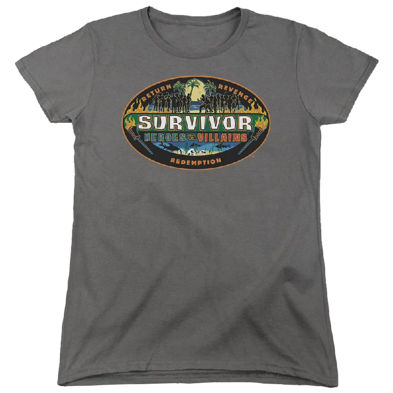 Survivor Heroes Vs Villains - Women's T-Shirt Thin T-Shirt Open Front Quick Dry