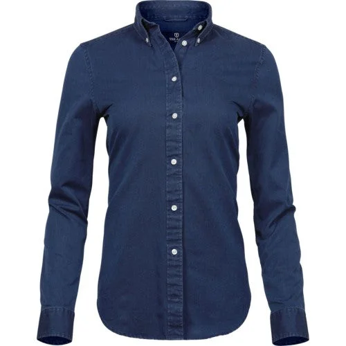 Tee Jays Womens/Ladies Long Sleeve Casual Twill Shirt Cotton Fabric Linen Fabric Terry Fabric Tee Jays Womens/Ladies Long Sleeve Casual Twill Shirt Cotton Fabric Linen Fabric Terry Fabric