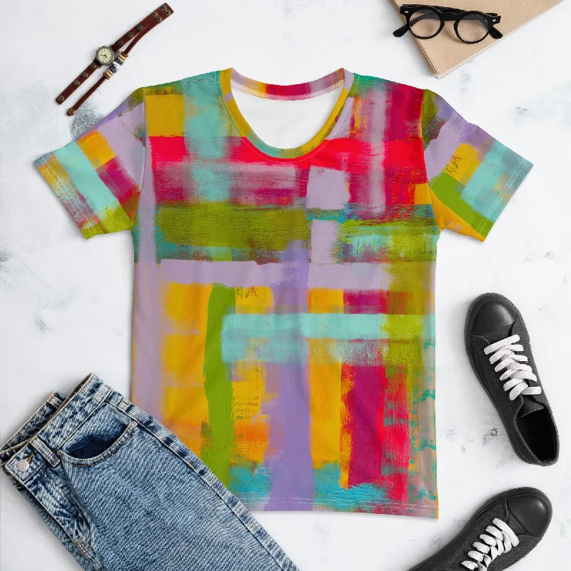 Women's T-shirt "Amazing Journey 2 - 4" Nylon Fabric Polyester Fabric Spandex Fabric Women's T-shirt "Amazing Journey 2 - 4" Nylon Fabric Polyester Fabric Spandex Fabric