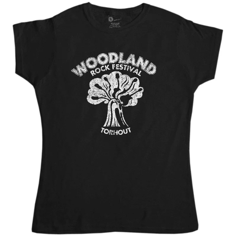 Woodland Rock Festival T-Shirt for Women As Worn By Joan Jett Terry Blend Velvet Blend Canvas Blend